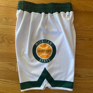 Michigan State Retro Game Shorts